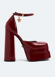 Туфли VERSACE Aevitas platform pumps, красный