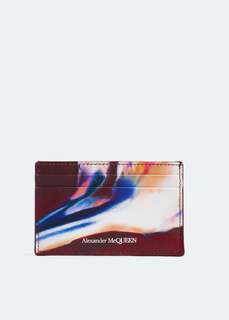 Картхолдер ALEXANDER MCQUEEN Leather cardholder, красный