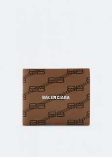 Кошелек BALENCIAGA Cash square folded wallet, принт