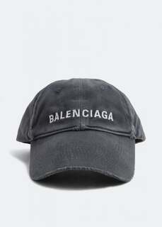 Кепка BALENCIAGA Logo cap, серый