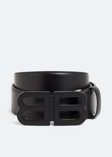 Ремень BALENCIAGA BB Hourglass belt, черный