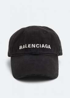Кепка BALENCIAGA Logo cap, черный