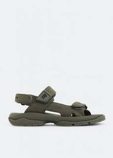 Сандалии BALENCIAGA Tourist sandals, зеленый