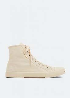 Кроссовки BALENCIAGA Paris high top sneakers, белый