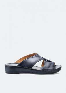Сандалии BERLUTI Dubai leather sandals, синий