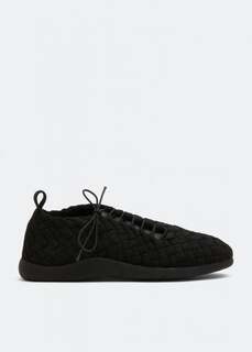 Кроссовки BOTTEGA VENETA Plat sneakers, черный