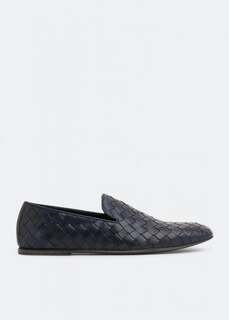 Слиперы BARRETT Leather woven slippers, синий