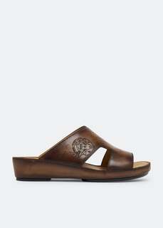 Сандалии BERLUTI Dubai sandals, коричневый