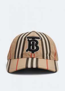 Кепка BURBERRY Monogram check baseball cap, принт