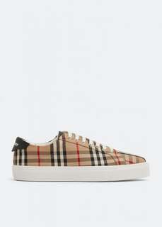 Кроссовки BURBERRY Vintage Check sneakers , принт