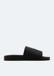 Шлепанцы BOTTEGA VENETA Resort slides, черный