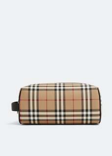 Сумка BURBERRY Vintage Check travel pouch, принт