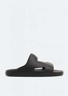 Шлепанцы BOTTEGA VENETA Band rubber slides, черный