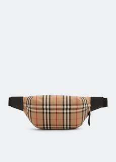 Сумка BURBERRY Vintage check bum bag, бежевый