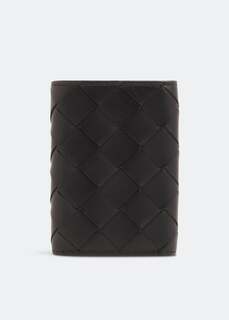 Кошелек BOTTEGA VENETA Tiny tri-fold wallet, черный