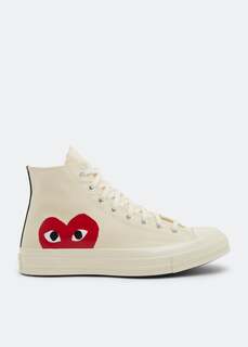 Кроссовки COMME DES GARÇONS PLAY X Converse sneakers, белый