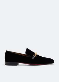 Лоферы CHRISTIAN LOUBOUTIN Equiswing moccasin loafers, черный