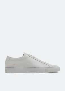 Кроссовки COMMON PROJECTS Achilles leather sneakers, серый