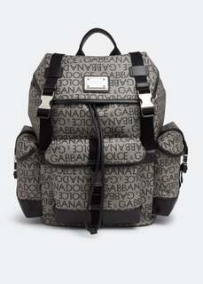 Рюкзак DOLCE&amp;GABBANA Printed backpack, серый