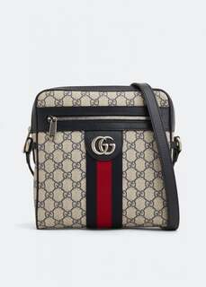 Сумка GUCCI Ophidia GG small messenger bag, синий