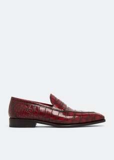 Лоферы FAGGIOLI ATELIER Ancona loafers, красный