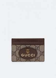 Картхолдер GUCCI Neo-Vintage GG Supreme cardholder, коричневый