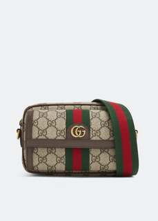 Сумка GUCCI Ophidia GG mini bag, коричневый