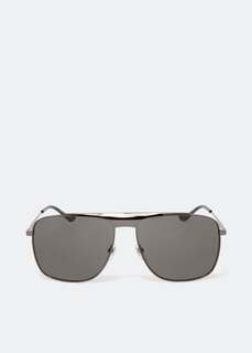 Солнечные очки GUCCI Aviator sunglasses, черный