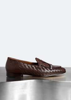 Лоферы EDHÈN x Level Shoes Brera loafers, коричневый
