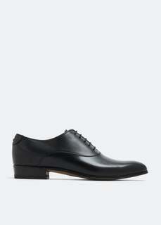 Оксфорды GUCCI Double G lace-up shoes, черный