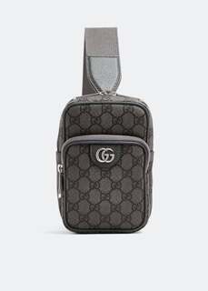 Сумка GUCCI Ophidia messenger bag, серый