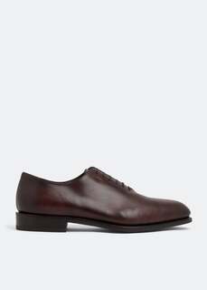 Оксфорды FERRAGAMO Angiolio Oxford shoes, коричневый