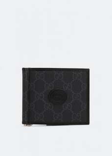 Кошелек GUCCI Interlocking G card wallet, черный