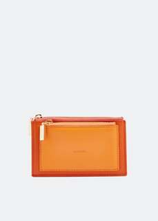 Кошелек JACQUEMUS Le carre rectangle wallet, оранжевый