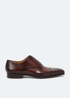 Оксфорды MAGNANNI Leather Oxford shoes, коричневый