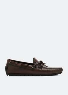 Лоферы MENGLORIA Prominence moccasin loafers, коричневый