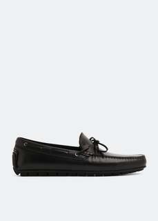 Лоферы MENGLORIA Prominence moccasin loafers, черный