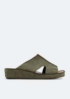 Сандалии PRIVATE COLLECTION Arca Nabuk Cucire sandals, зеленый