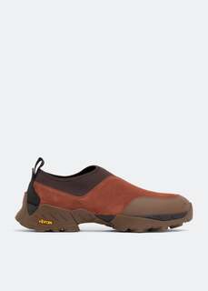 Кроссовки ROA Slip-on sneakers, коричневый