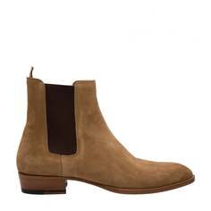 Ботинки SAINT LAURENT Wyatt Chelsea boots, бежевый