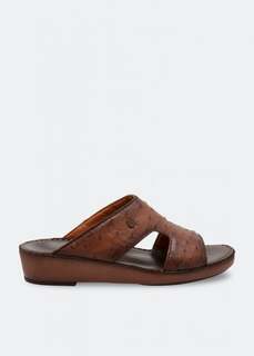 Сандалии PRIVATE COLLECTION Ostrich sandals, коричневый