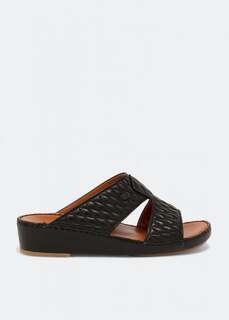 Сандалии PRIVATE COLLECTION Peninsula matelasse sandals, черный