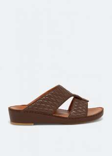 Сандалии PRIVATE COLLECTION Quadratura matelasse sandals, коричневый