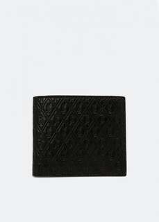 Кошелек SAINT LAURENT East West monogramme wallet, черный
