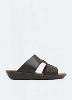 Сандалии TOD&apos;S T leather sandals, черный Tod’S