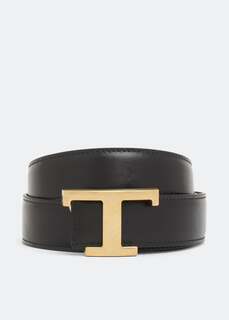 Ремень TOD&apos;S Timeless leather belt, черный Tod’S