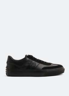 Кроссовки TOD&apos;S Tabs leather sneakers, черный Tod’S