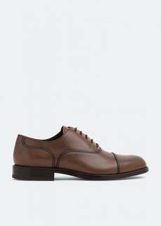 Оксфорды TOD&apos;S Oxford lace-up shoes, коричневый Tod’S