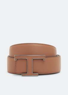 Ремень TOD&apos;S Timeless leather belt, коричневый Tod’S