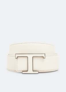 Ремень TOD&apos;S Timeless leather belt, белый Tod’S